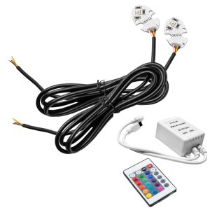 Tesla Model 3 Headlight DRL Upgrade Kit - ORACLE Lighting - ColorSHIFT w/ Simple Controller - `17-`21 Tesla Model 3 Headlight DRL Upgrade Kit - ORACLE Lighting - ColorSHIFT w/ Simple Controller - `17-`21